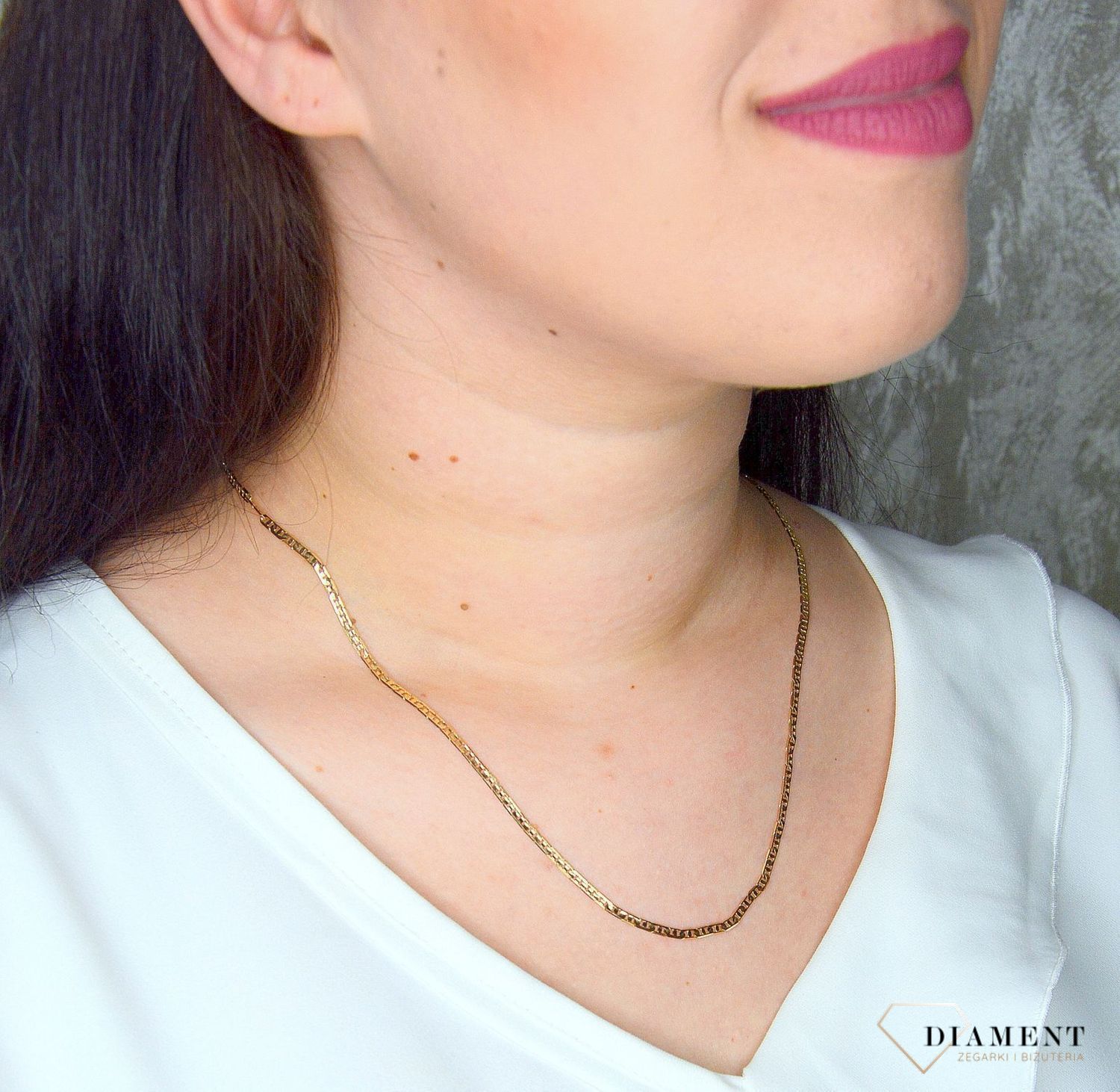 Złoty łańcuszek 585 Gucci o szerokości 3 mm DIA-LAN-3139-585 3mm (1).jpg